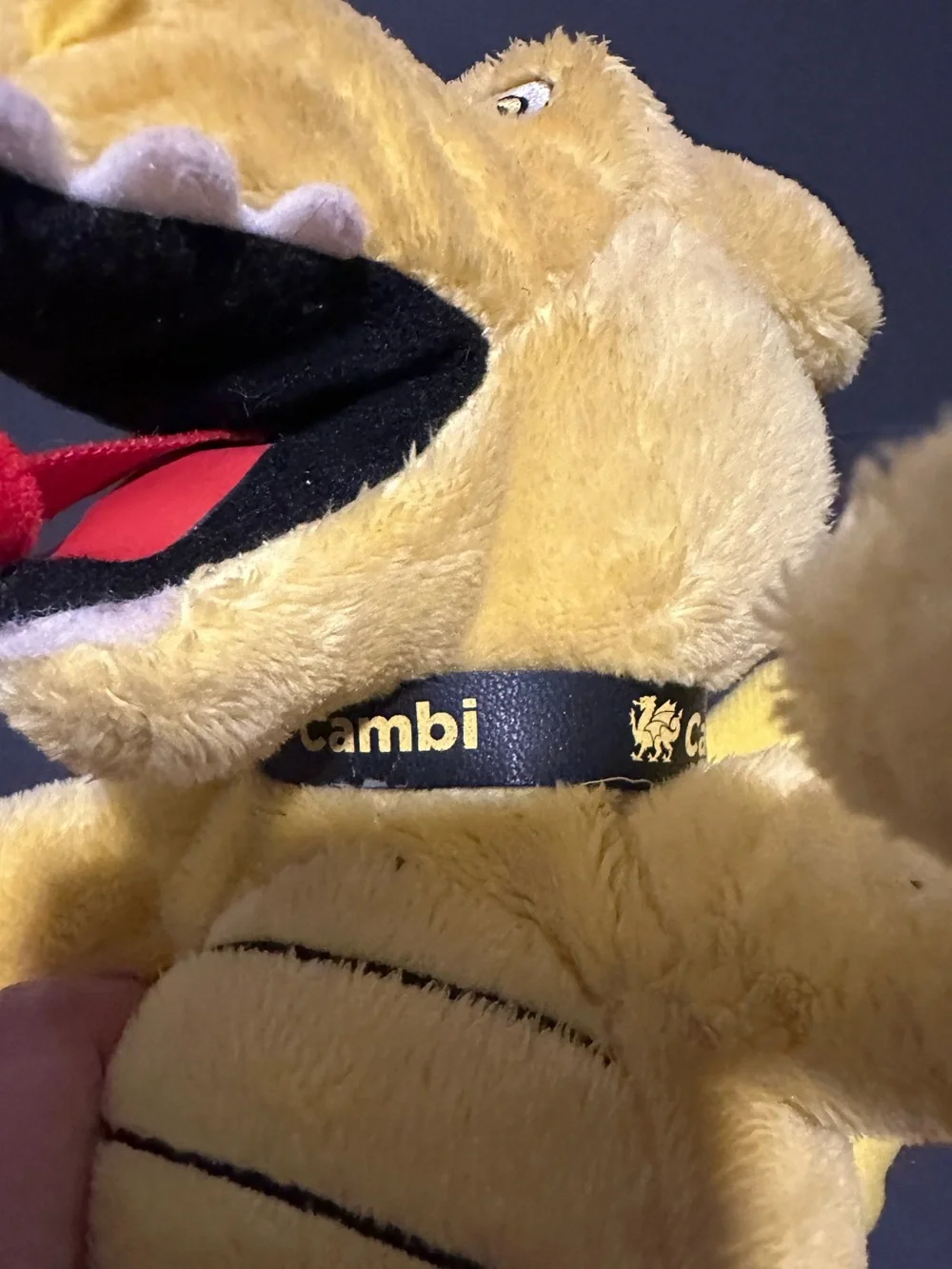 Promotional Yellow Plush Dragon Cambi Cambria